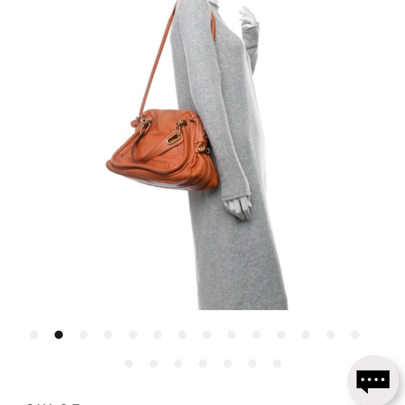 Chloe Paraty Rosewood Leather Handbag Medium - Picture 7 of 7